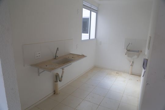 Cozinha/Área de serviço de apartamento para alugar com 2 quartos, 42m² em Residencial Sonho Dourado Ii, Goiânia