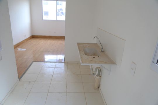 Cozinha/Área de serviço de apartamento para alugar com 2 quartos, 42m² em Residencial Sonho Dourado Ii, Goiânia