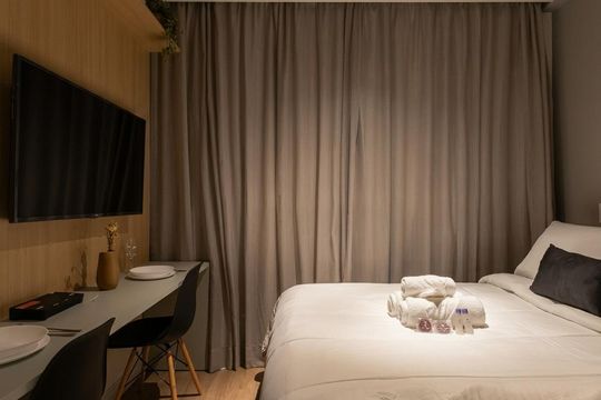 Sala / Quarto de apartamento para alugar com 1 quarto, 24m² em Pompeia, São Paulo
