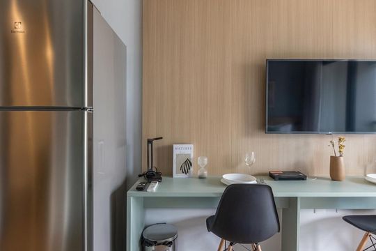 Sala / Quarto de apartamento para alugar com 1 quarto, 24m² em Pompeia, São Paulo