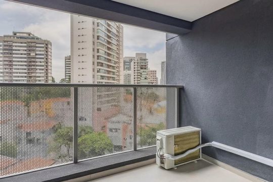 Varanda de apartamento para alugar com 1 quarto, 24m² em Pompeia, São Paulo