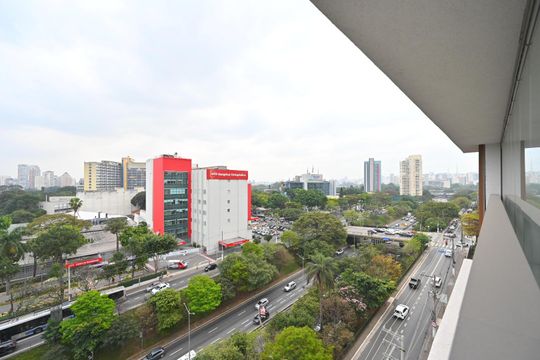 Vista da Sala de apartamento à venda com 3 quartos, 151m² em Ibirapuera, São Paulo