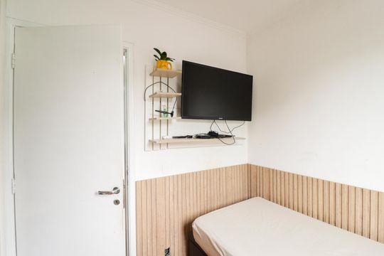 Quarto 2 de apartamento à venda com 3 quartos, 60m² em Jardim Centenario, São Paulo