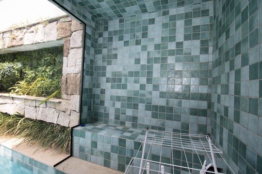 Sauna de casa de condomínio à venda com 4 quartos, 330m² em Vicente Pires, Brasília