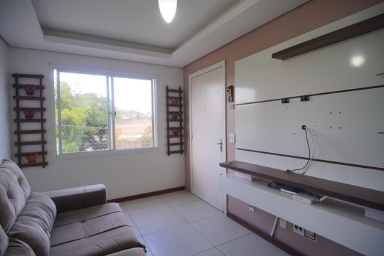 sala de apartamento para alugar com 2 quartos, 49m² em Rio Branco, São Leopoldo