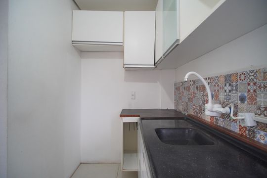cozinha de apartamento para alugar com 2 quartos, 49m² em Rio Branco, São Leopoldo