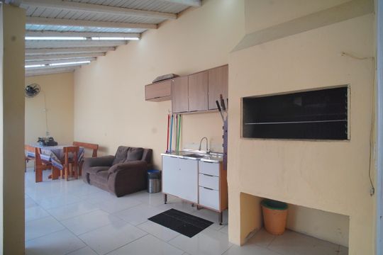 Área comum - Churrasqueira de apartamento para alugar com 2 quartos, 49m² em Rio Branco, São Leopoldo