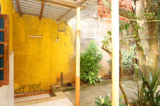 Área de Serviço de casa para alugar com 2 quartos, 60m² em Jardim das Camelias, São Paulo