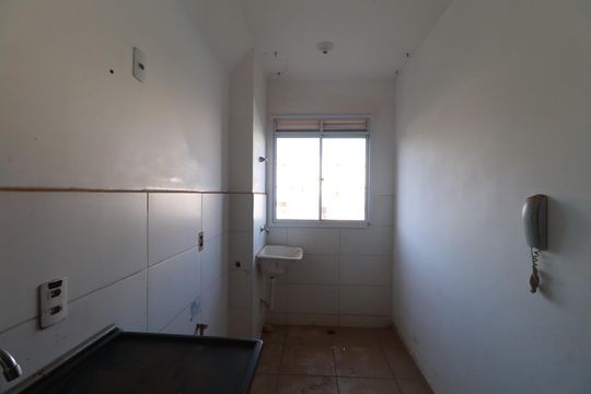 Cozinha  de apartamento para alugar com 1 quarto, 43m² em Chácaras Pedro Corrêa de Carvalho, Ribeirão Preto