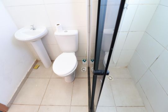 Banheiro banheiro  de apartamento para alugar com 1 quarto, 43m² em Chácaras Pedro Corrêa de Carvalho, Ribeirão Preto