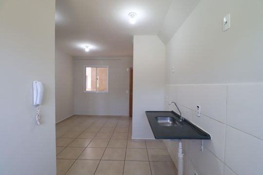 Cozinha  de apartamento para alugar com 2 quartos, 43m² em Chácaras Pedro Corrêa de Carvalho, Ribeirão Preto