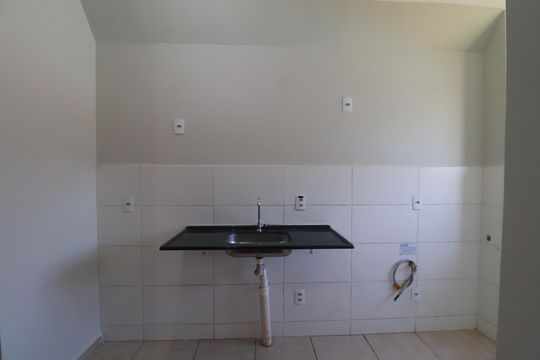 Cozinha  de apartamento para alugar com 2 quartos, 43m² em Chácaras Pedro Corrêa de Carvalho, Ribeirão Preto