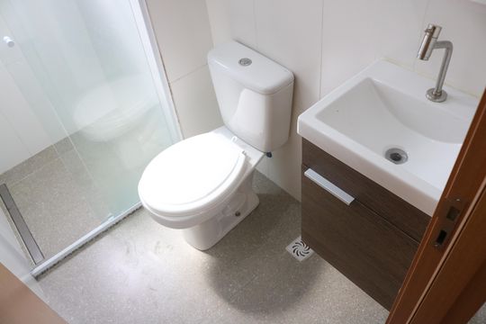 Banheiro de apartamento para alugar com 1 quarto, 37m² em Vila Leopoldina, São Paulo