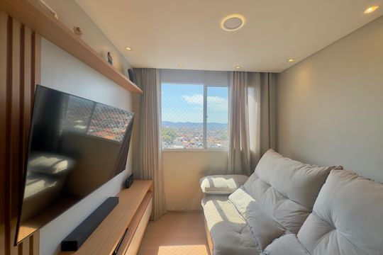 Sala de apartamento à venda com 2 quartos, 43m² em Vila Barros, Guarulhos