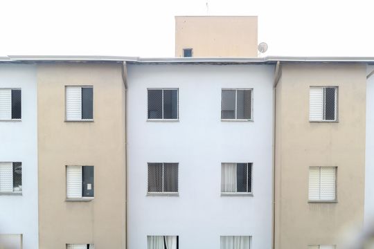 Vista da Sala de apartamento para alugar com 2 quartos, 52m² em Parque Sao Vicente, Santo André