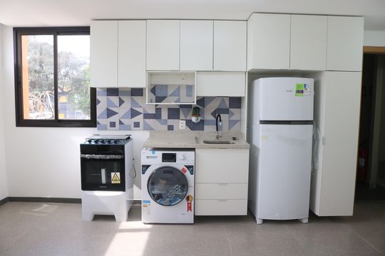 Sala de apartamento para alugar com 1 quarto, 53m² em Vila Leopoldina, São Paulo
