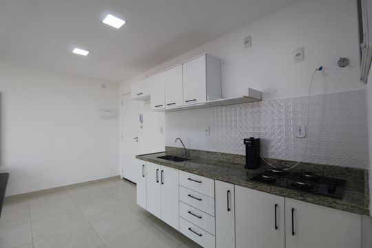 Cozinha de kitnet/studio à venda com 1 quarto, 36m² em Taquara, Rio de Janeiro