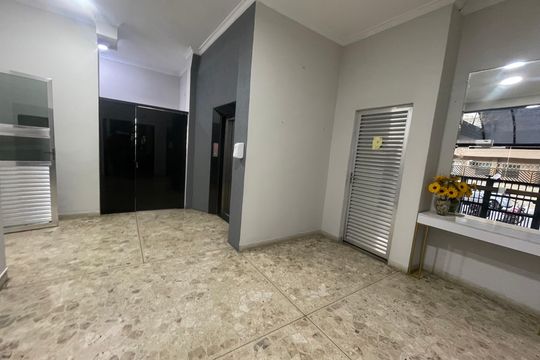 Hall de entrada de apartamento para alugar com 1 quarto, 27m² em Gonzaguinha, São Vicente