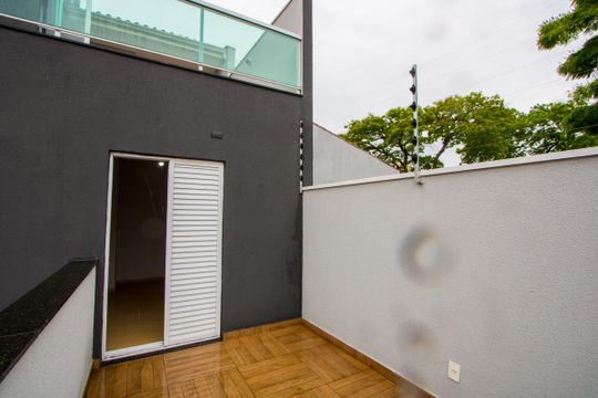 Varanda do quarto 1 de apartamento à venda com 2 quartos, 88m² em Vila Marina, Santo André