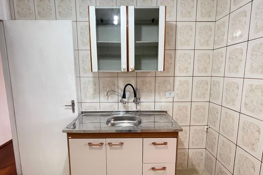 Cozinha de apartamento à venda com 3 quartos, 68m² em Jardim Esmeralda, São Paulo