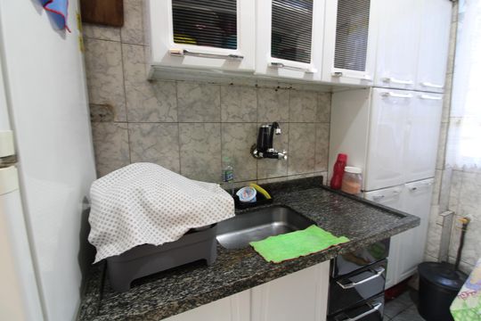 cozinha de apartamento à venda com 2 quartos, 44m² em Vila Silvia, São Paulo