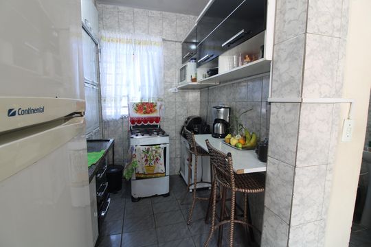 cozinha de apartamento à venda com 2 quartos, 44m² em Vila Silvia, São Paulo