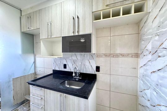 Cozinha de apartamento para alugar com 2 quartos, 47m² em Vila Florida, Guarulhos