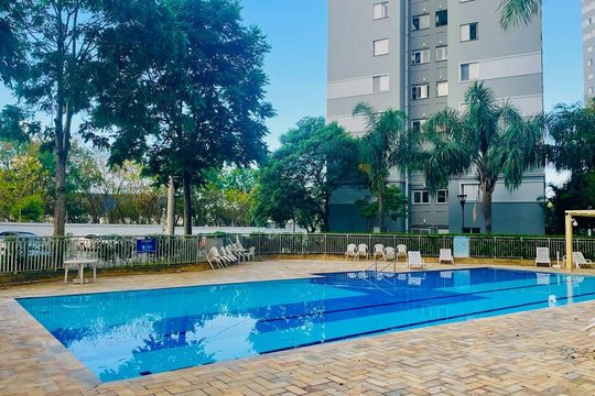 Área comum - Piscina de apartamento para alugar com 2 quartos, 47m² em Vila Florida, Guarulhos