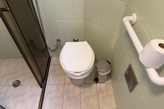 Banheiro de apartamento para alugar com 1 quarto, 55m² em Gonzaga, Santos