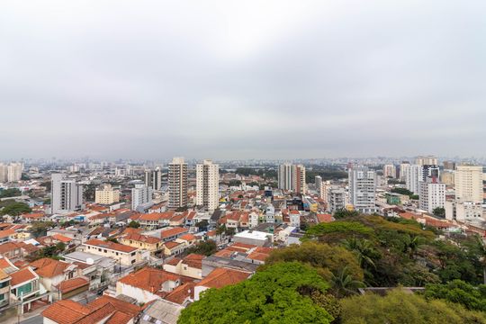 Área comum - Churrasqueira (Vista) de apartamento para alugar com 2 quartos, 52m² em Jardim São Paulo, São Paulo