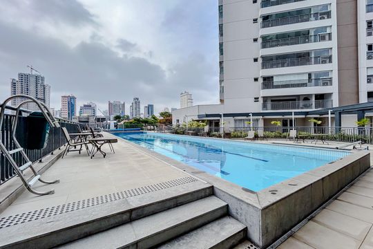 Área comum - Piscina de apartamento para alugar com 2 quartos, 74m² em Tatuapé, São Paulo