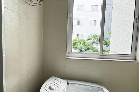 Cozinha e Área de Serviço de apartamento para alugar com 2 quartos, 64m² em Campestre, Santo André