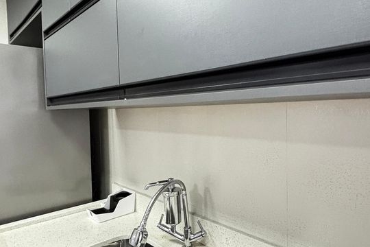 Cozinha de apartamento para alugar com 2 quartos, 64m² em Campestre, Santo André