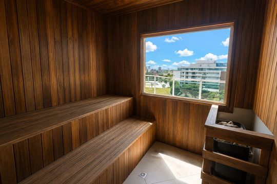 Área externa de apartamento para alugar com 2 quartos, 54m² em Cavaleiros, Macaé