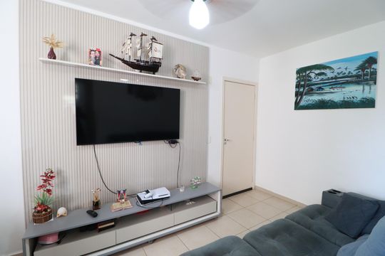 Sala de apartamento para alugar com 1 quarto, 34m² em Vila Abranches, Ribeirão Preto