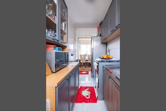 Cozinha de apartamento à venda com 2 quartos, 81m² em Pinheiros, São Paulo