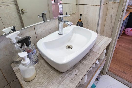 Banheiro de apartamento à venda com 2 quartos, 81m² em Pinheiros, São Paulo