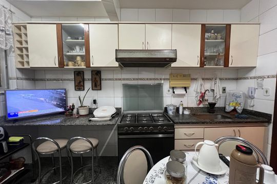 Cozinha de apartamento à venda com 3 quartos, 150m² em Castelo, Belo Horizonte