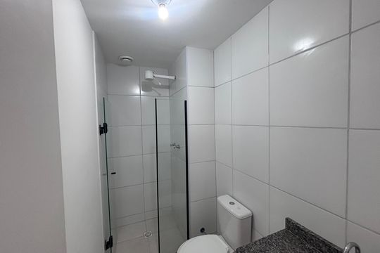 Banheiro de apartamento à venda com 3 quartos, 50m² em Recreio dos Bandeirantes, Rio de Janeiro