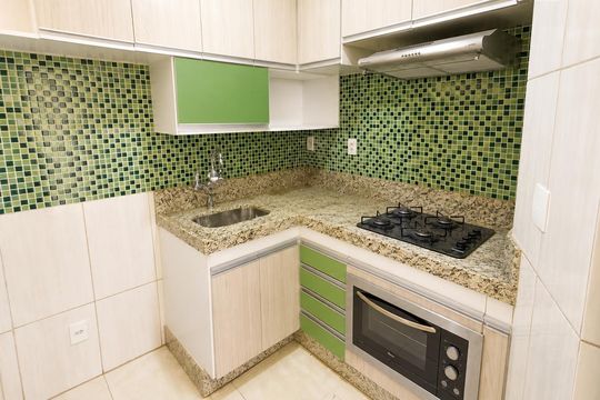 Cozinha de apartamento para alugar com 2 quartos, 60m² em Salgado Filho, Belo Horizonte