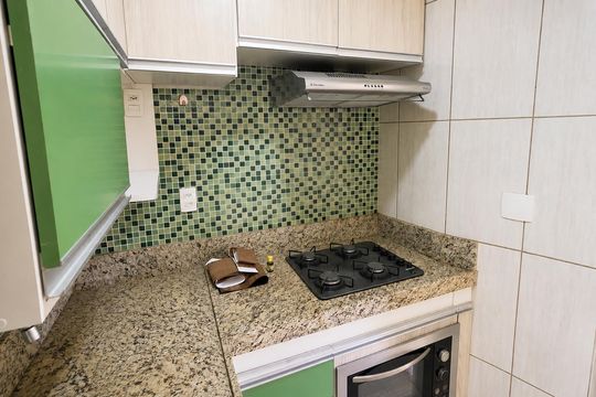 Cozinha de apartamento para alugar com 2 quartos, 60m² em Salgado Filho, Belo Horizonte