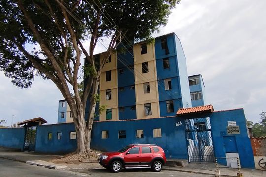 Fachada  de apartamento para alugar com 2 quartos, 46m² em Cidade Tiradentes, São Paulo