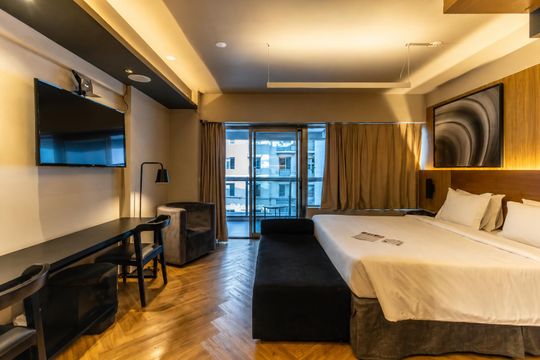 Sala/Quarto de apartamento à venda com 1 quarto, 40m² em República, São Paulo