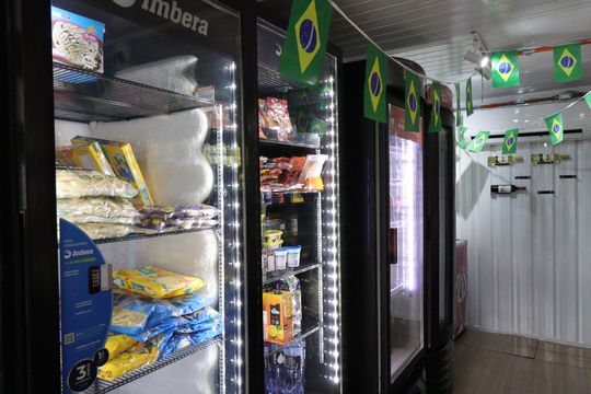 Área comum - Mercado de apartamento à venda com 2 quartos, 42m² em Jurubatuba, São Paulo