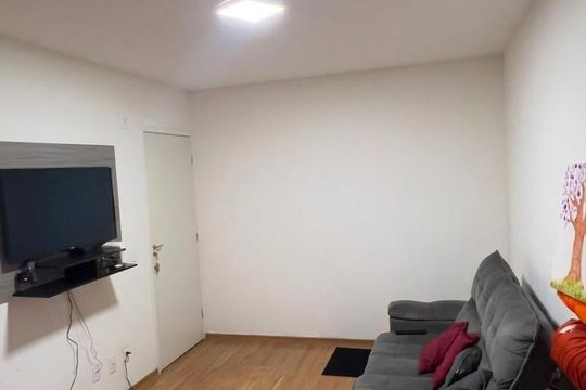 Sala de apartamento para alugar com 2 quartos, 61m² em Caiapos, Contagem