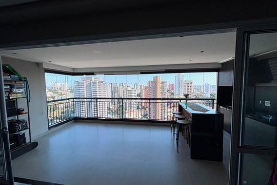 Varanda de apartamento à venda com 3 quartos, 162m² em Vila Gilda, Santo André