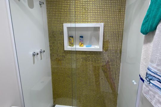 Banheiro 3 de apartamento à venda com 3 quartos, 162m² em Vila Gilda, Santo André