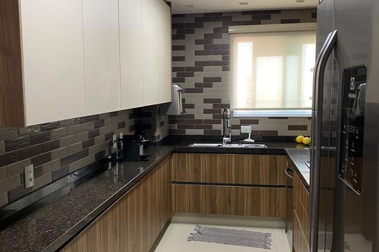 Cozinha de apartamento à venda com 3 quartos, 162m² em Vila Gilda, Santo André