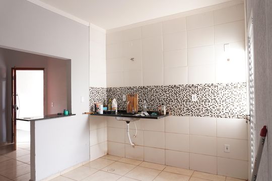 Sala e Cozinha de casa para alugar com 2 quartos, 125m² em Cidade Aracy, São Carlos