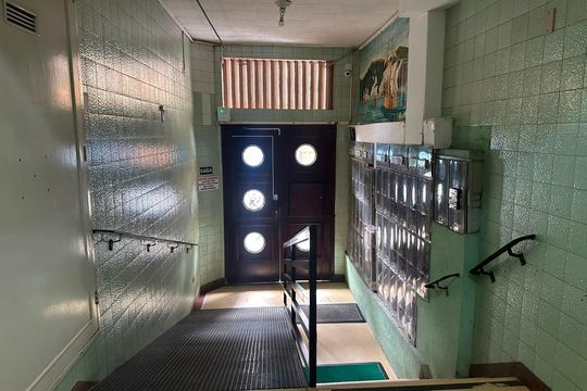 Hall de entrada de apartamento para alugar com 1 quarto, 58m² em Itararé, Santos